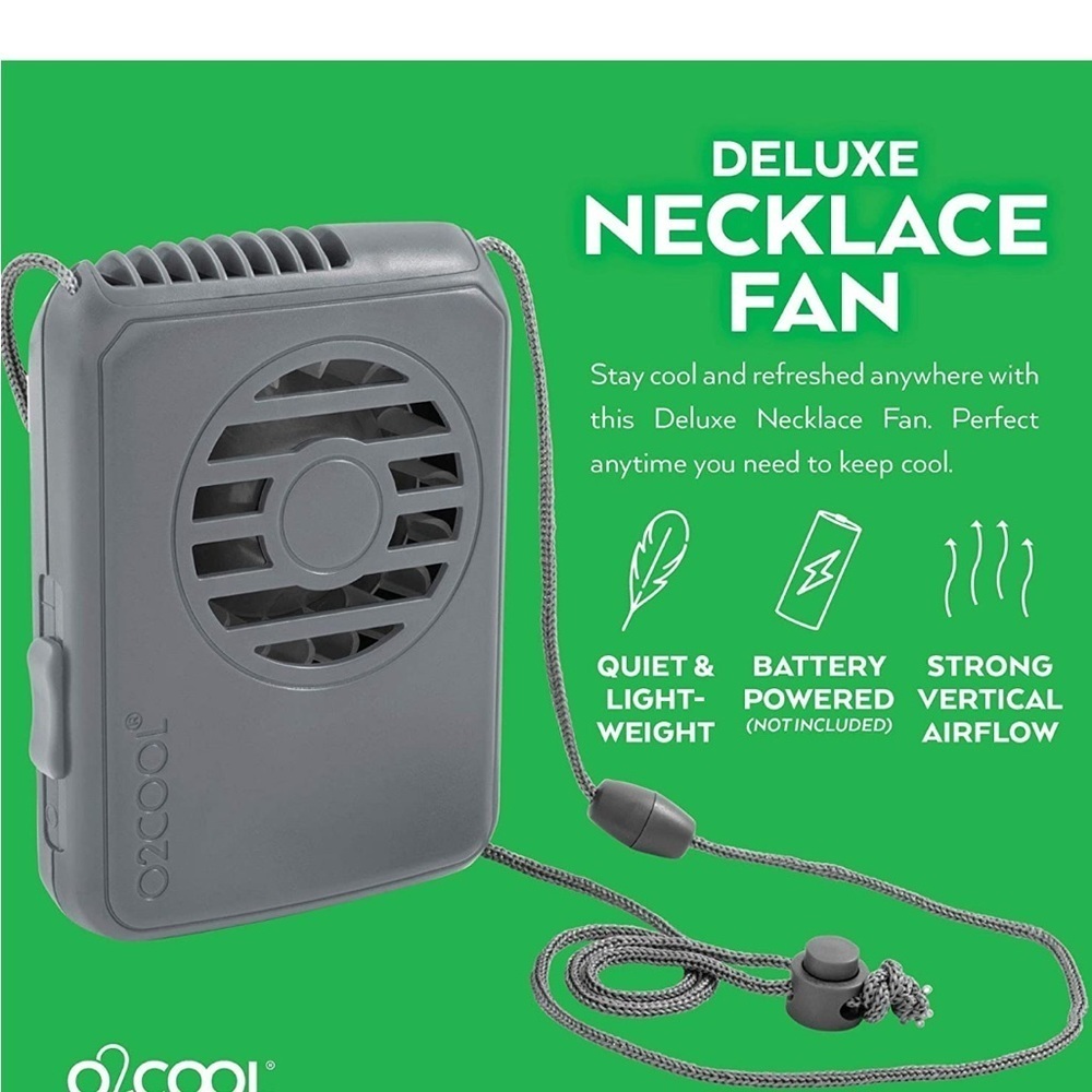 O2Cool 2 Pack Portable Neck Fan - Picture 4 of 6